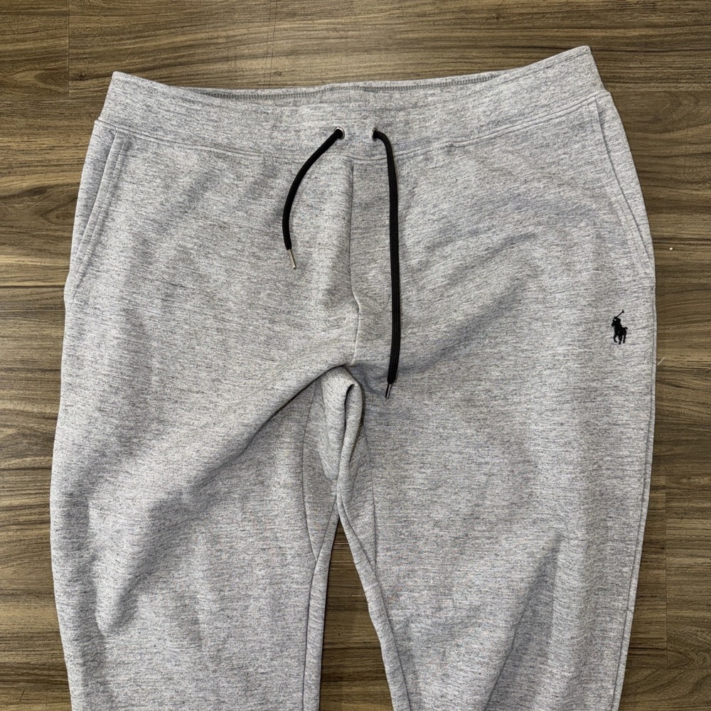 Polo Ralph Lauren Mens Joggers Gray Drawstring Sweatpants Size XL Tapered - Picture 2 of 7